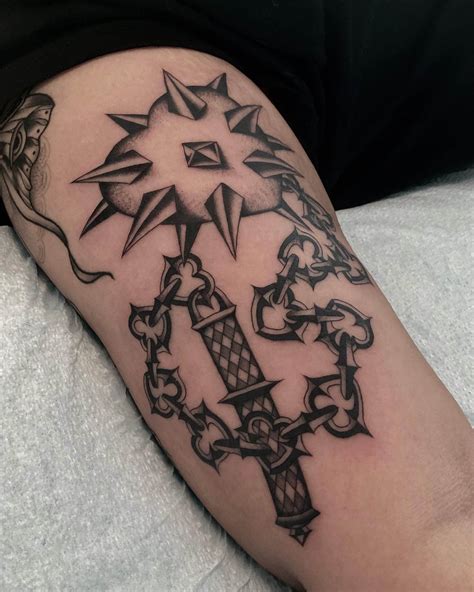 Witch King Flail Tattoos for a Bold and Badass Look